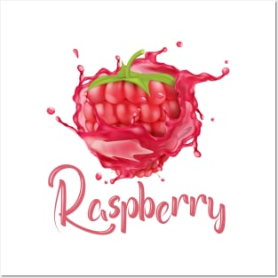 raspberry sorbet Posters and Art